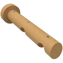 TRÄGER FÜR GARDINENSTANGEN INNENLAUF 20 mm Ø, Talent 2-läufig, Buche