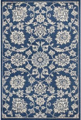 Domani Lesedi Traditional Floral Outdoor Area Rug