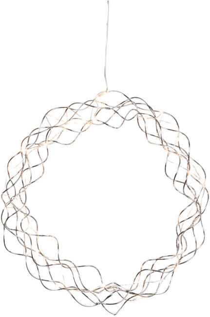 Star Couronne décorative LED 690-37 chromée env. 30 cm (690-37)