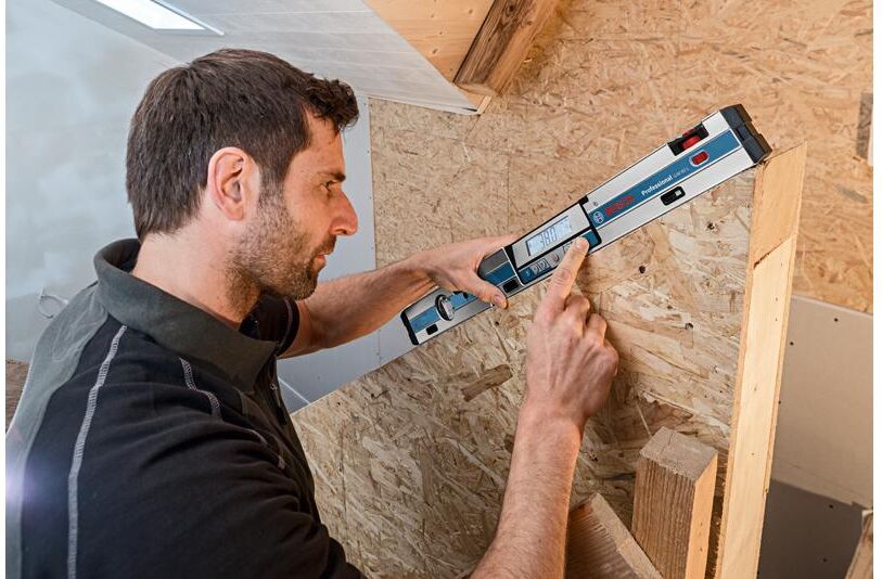 Wasserwaage BOSCH PROFESSIONAL, silber (silberfarben), Materialmix, Wasserwaagen, Wasserwaage silberfarben Einheitsgröße