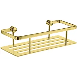 Smedbo SIDELINE - Design Seifenkorb mit Bodenplatte, Messing poliert DV3001