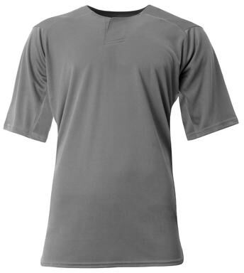 A4 N4191 Athletic Pro Dna Baseball Jersey T-Shirt in Grey size Medium   Polyester
