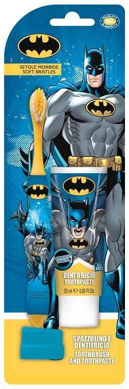 Bambini Batman Kit Spazzolino + Dentifricio
