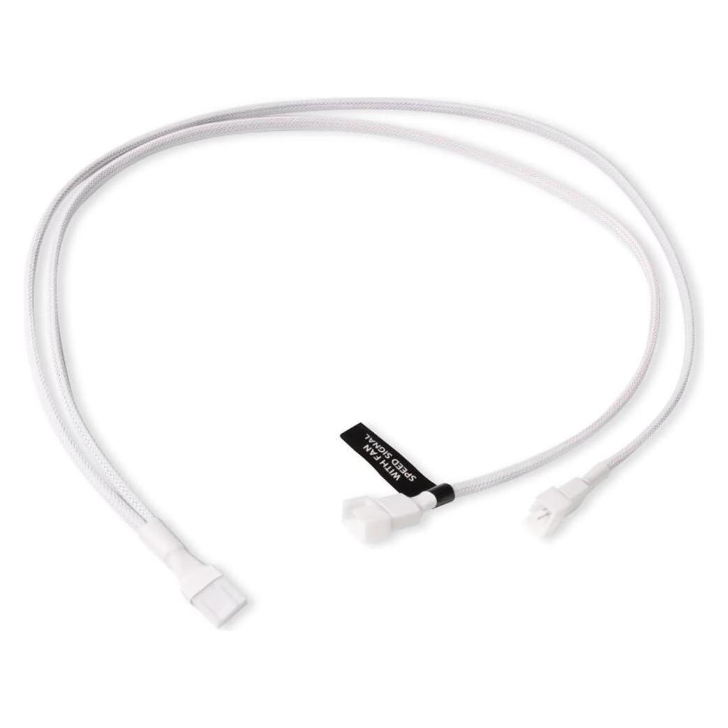 Alphacool LK Y-Splitter 4-Pin auf 2x 4-Pin PWM 60cm wei?? (18724)