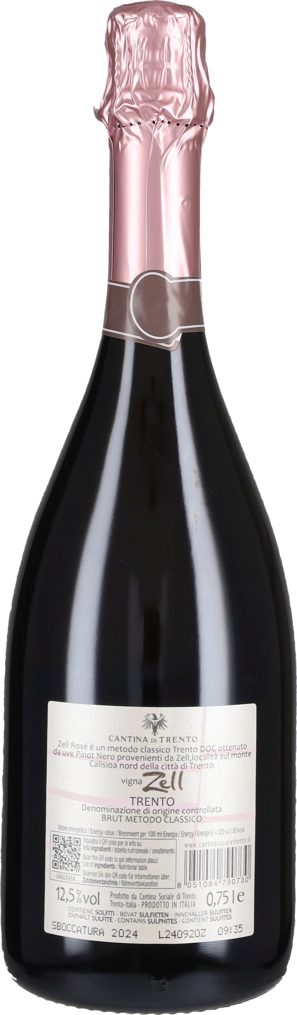 Trento Spumante Rosé Brut 'Zell' Cantina di Trento