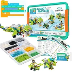 Makerzoid Robot Master Premium, Robotik Kit, Mehrfarbig