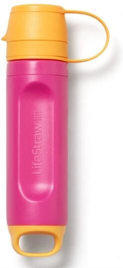 LifeStraw Solo Water Filter, Pink Lemonade