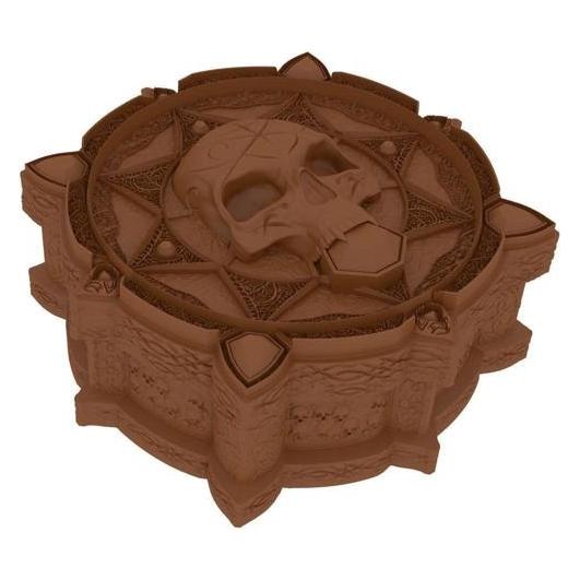 Feldherr Fates End Dice Jail Necro Box braun - 3D Würfelgefängnis (Kunststoff) (425271)