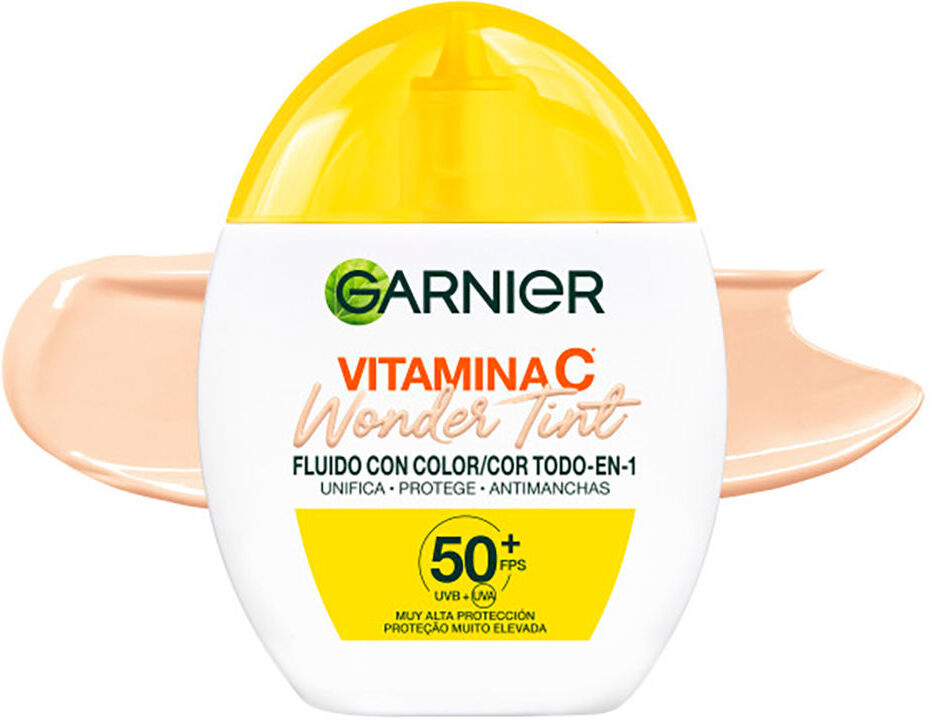Garnier Fluide teinté à la vitamine C Wonder Tint avec Fps 50+ #light