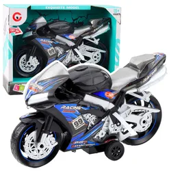 Rennrad Racer Drive Lichter Sounds Schwarz Blau