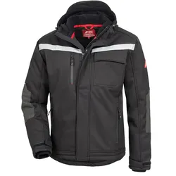 Winter-Softshelljacke "MOTION TEX PLUS" - S - schwarz