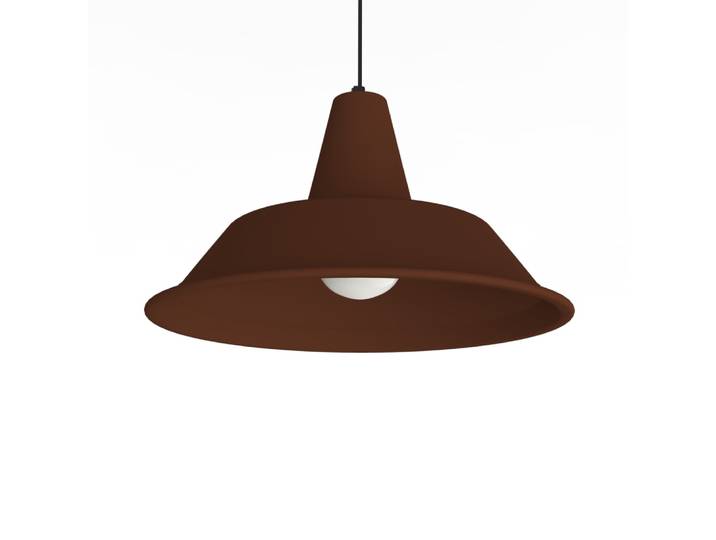 Duna - lampe à suspension en métal corten e27