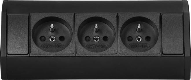 ORNO Onderkast-stopcontact voor meubels, 3x250V, model OR-GM-9001/B