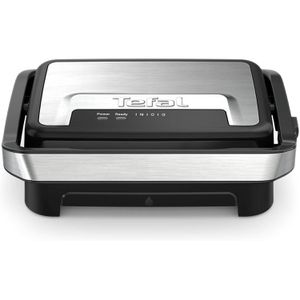 Tefal Kontaktgrill Inicio Compact, GC270D, 1000 Watt, gerillte antihaftbeschichtete Grillplatten