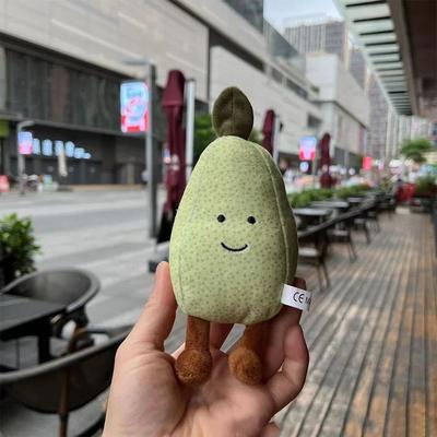 Uplifted Finds Fruit Plush Doll Smiling Peach Cherry Pear Plush Toy 3