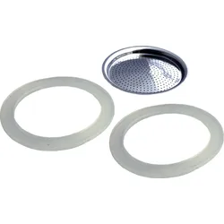 Lucino Filter und Dichtungsringe für Kaffeekocher 300 ml 3 El.