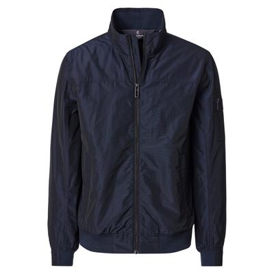 Blouson CASAMODA "CASAMODA Blouson uni", Herren, Gr. L, blau (dunkelblau), 100% Polyester, Jacken Blouson