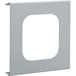 Hager R9311VERZ Blende 1-fach R18 für UP-Einsatz mit Rahmen Stahl BRS Oberteil 120mm verzinkt
