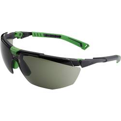 Univet 5X1 5X1-03-05 Schutzbrille mit Antibeschlag-Schutz, inkl. UV-Schutz Schwarz, Grün EN 166 DIN 166