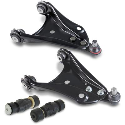 Atec 2x Querlenker + 2x Koppelstange vorne [Hersteller-Nr. 40789905] für Renault