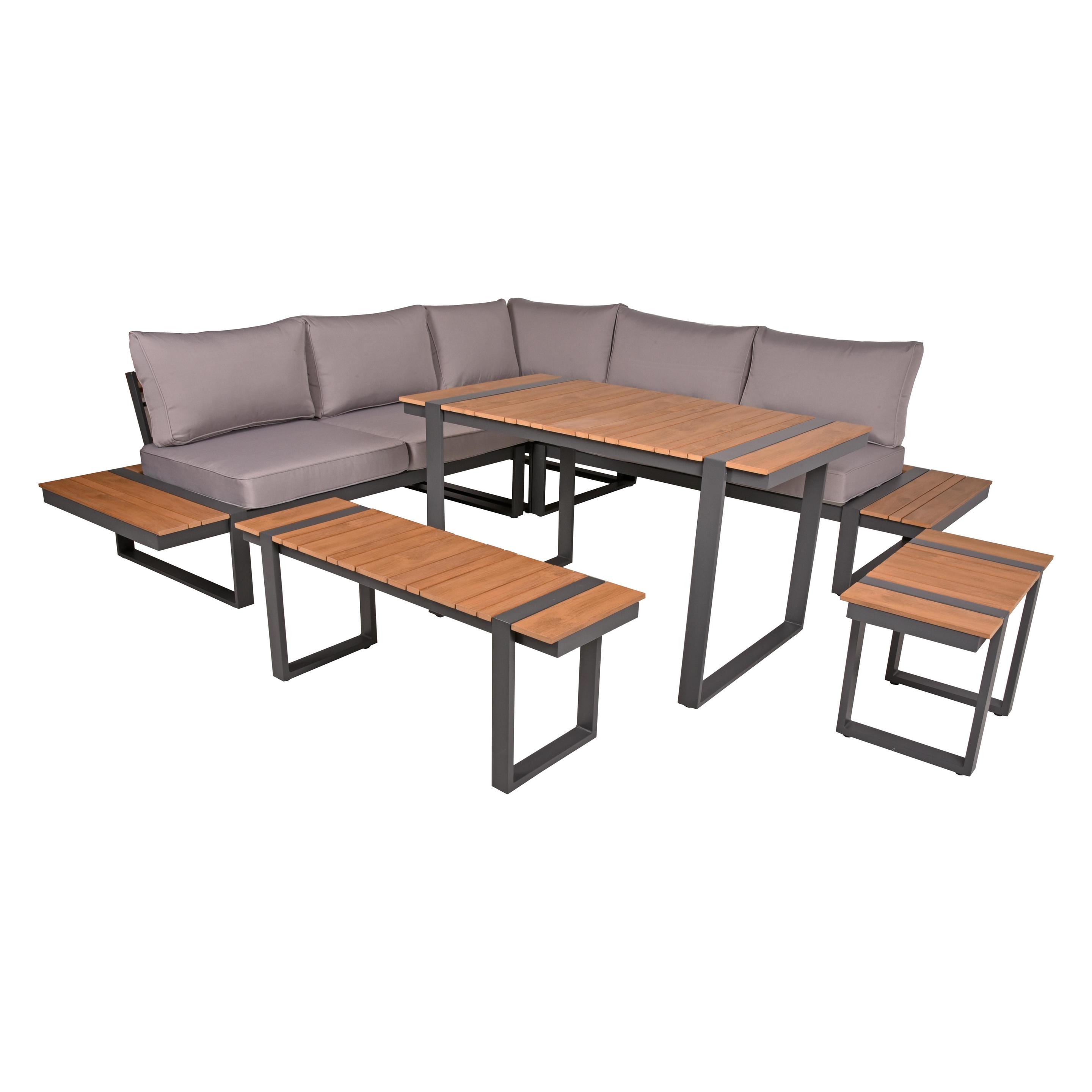 Garden Pleasure Loungegruppe Aurea braun (305429)