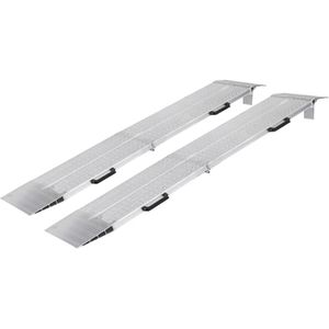 Altec-GmbH Auffahrrampe AOS-F, 2 Stück, klappbar, 300cm Länge, aus Aluminium, 1180kg Tragkraft
