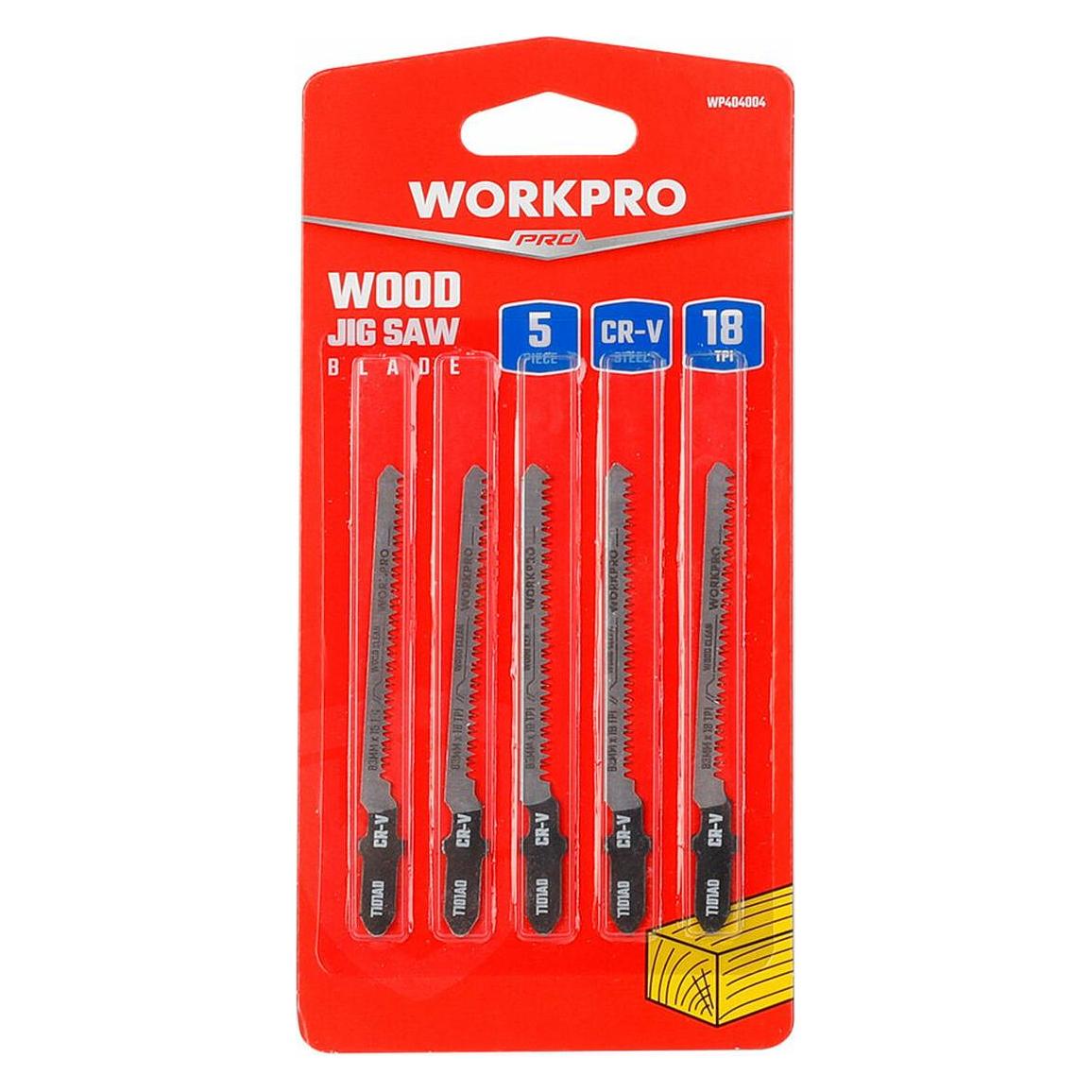 Workpro Sägeblatt T101A0 Laubsäge Holz (5 Stück) (49337706)