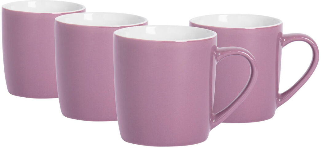 Argon Tableware - Coloured Coffee Mugs Purple 350ml