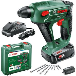 Bosch Bohrhammer Uneo Maxx, SDS-quick, 18V / 2,5Ah, mit Akku, Schlagkraft 0,6 Joule