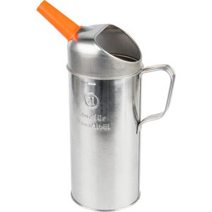 Pressol Messbecher 07343, aus Weißblech, mit starrem Ausguss, 2 Liter