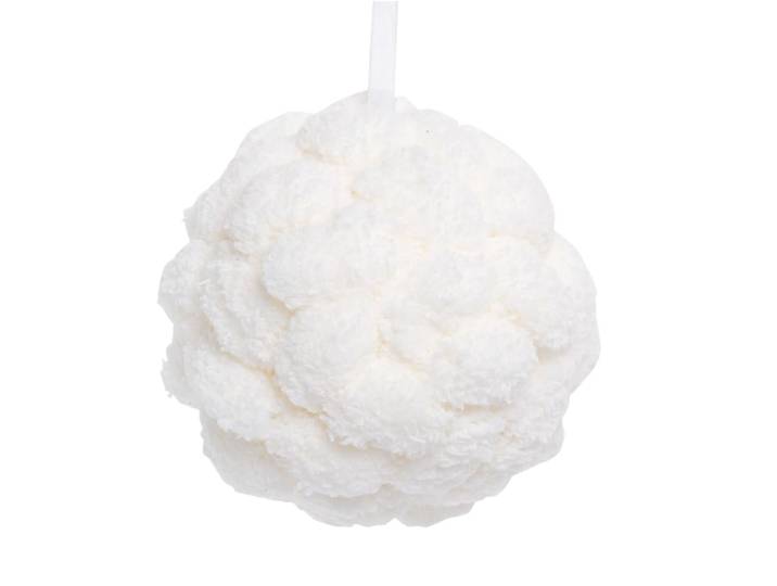 Weihnachtskugel, weiß
