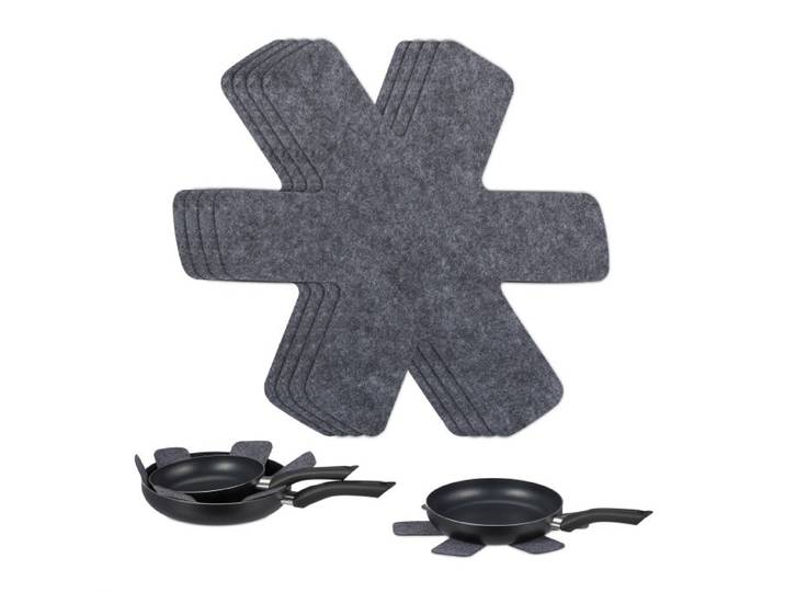 Relaxdays Lot de 6 protections pour poêles