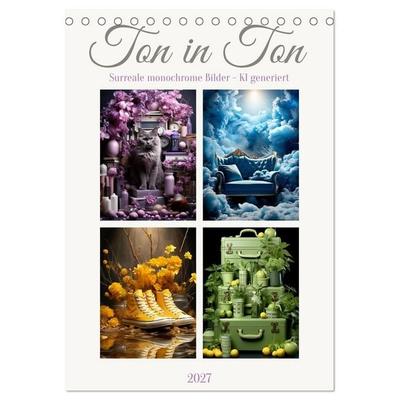 Ton in Ton (Tischkalender 2027 DIN A5 hoch), CALVENDO Monatskalender