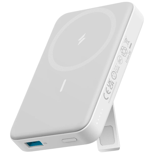 Anker 633 Magnetisch Kabelloses Schnellladegerät Powerbank 10.000mAh Weiß