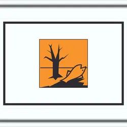 Schild Gefahrensymbol Umweltgefährlich Symbol A3 (297x420mm)