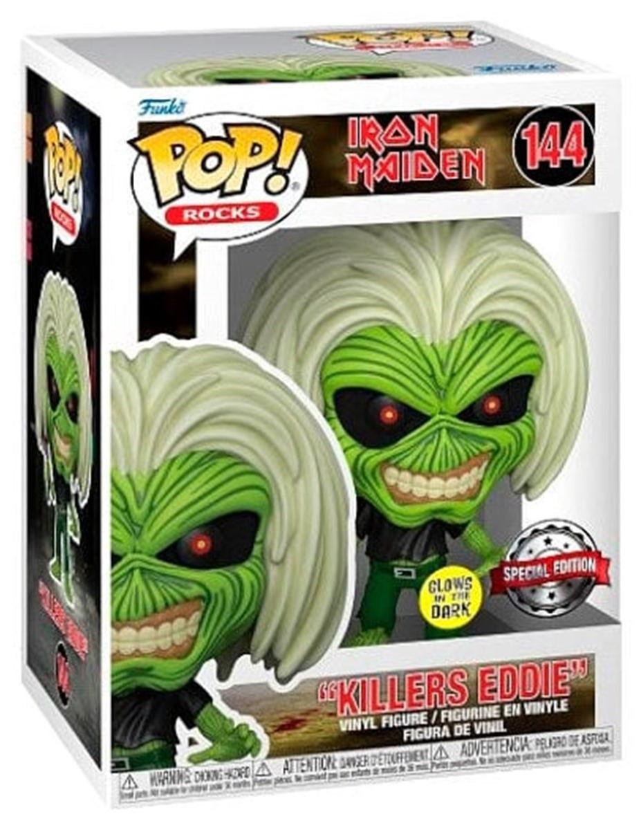 Funko Pop! Iron Maiden Killers Eddie 144 Special Edition Lichtgevend Vinyl Figuur