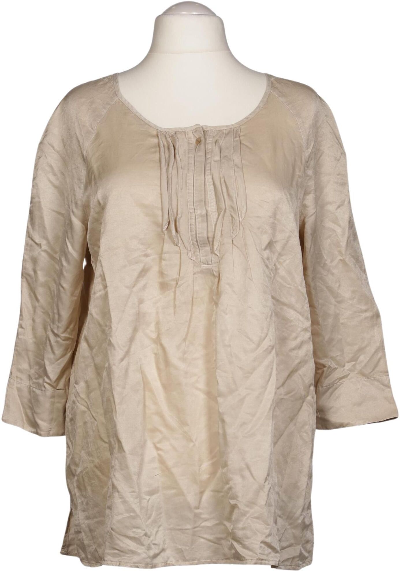 Elemente Clemente Damen Bluse, Beige, Gr. 3Xl, Viskose / Elasthan - Second Hand