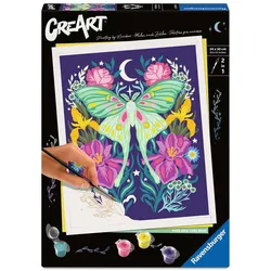 Ravensburger CreArt, Malen nach Zahlen Adults Trend - Pixie Cold: Luna-Motte