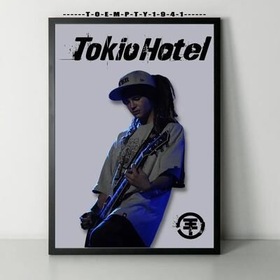 Uplifted Finds Metal Rock Band Tokio Hotel Poster Canvas Print Wall Art Decor 30 X 40 Cm No Frame 4