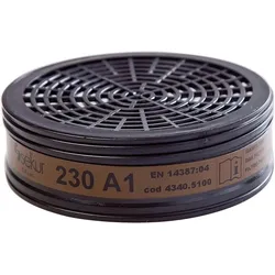 Ekastu Sekur, Zubehör Arbeitsschutz, Gasfilter 230 EN 14387:2004+A1:2008 A1 f.4000370779,4000370780 2 St./Btl.EKASTU (Atemschutzmaske Ersatzfilter)