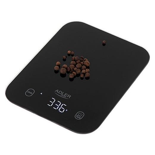 Adler Kitchen Scale | AD 3181b | Graduation 1 g | Display type LED | Black (AD 3181)