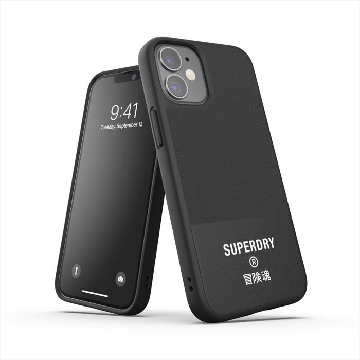 SUPERDRY 42584_sdy Cover iPhone 12 Mini-nero / Tpu E Pc