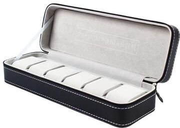 Multicon Wholesale Hub Premium Slot Jewelry Organizer & Watch Display Case Portable Leather Storage Premium Slot Jewelry Organizer & Watch Display Case Portable Leather Storage
