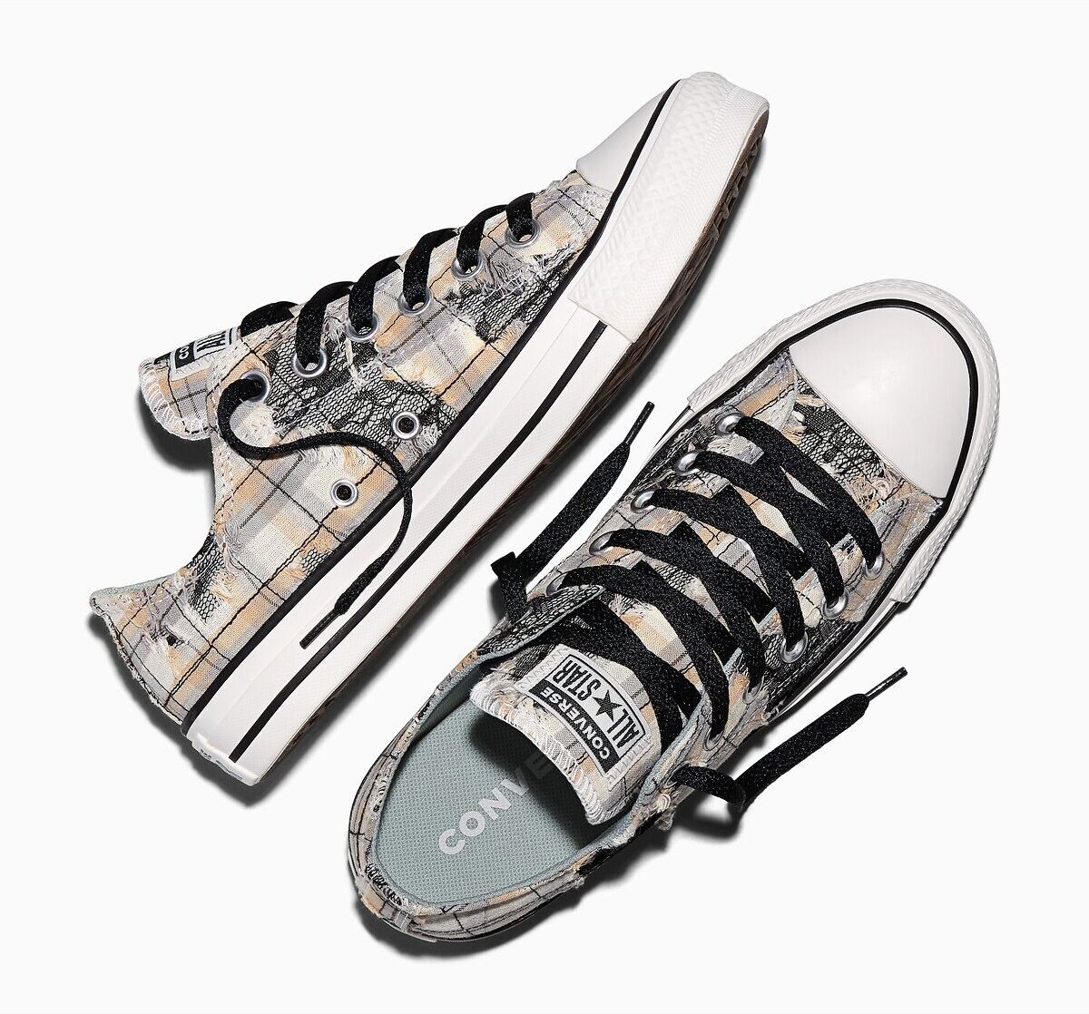 CONVERSE Baskets CHUCK TAYLOR ALL STAR OX PLAID LACE MATERIAL