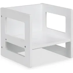 Relaxdays, Kinderstuhl + Kindertisch, Wendbarer Sitzhocker für Kinder 2er Set (Kinderhocker)