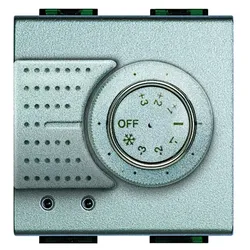 BTicino NT4692 Raumthermostat mit Stellrad 3-40°C Kontroll-LEDs Tech