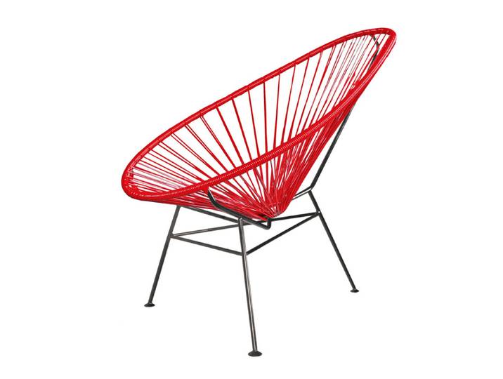 Stuhl Acapulco Chair Acapulco Design rot, 70x92x95 cm