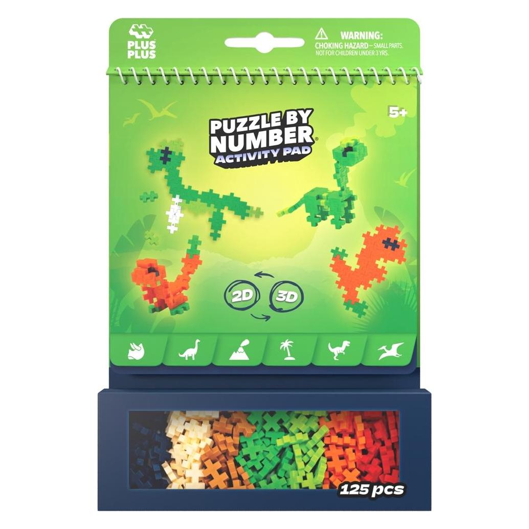 Plus-Plus 125 Kreativ Bausteine Puzzle Dinosaurier (4347)