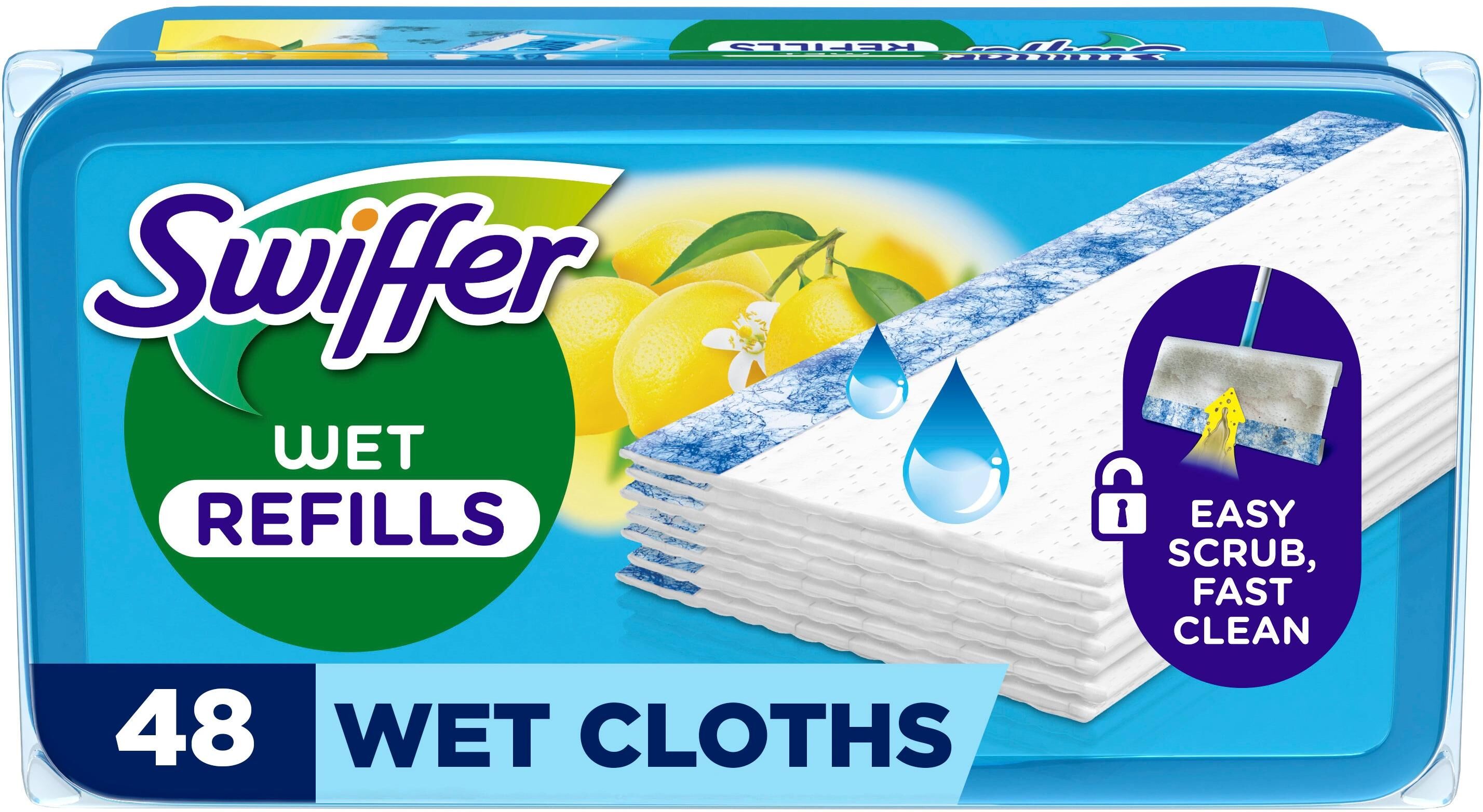Reinigungstuch "Swiffer Citrus Fresh 48 Stück", weiss (weiß), Putztücher, Reinigungstuch weiß Einheitsgröße