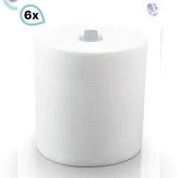Blanc HYGIENIC Handtuchrollen "Premium TAD" 6 Rollen je SET, 2-lagig, 100m je Rolle, 100% TAD-Qualität, für Cosmos Handtuchspender: Verpackungseinheiten - 1 Set